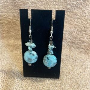 Elegant Turquoise Dangle Earrings